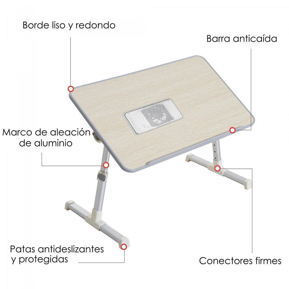 Mesa para Portátiles con Ventilador