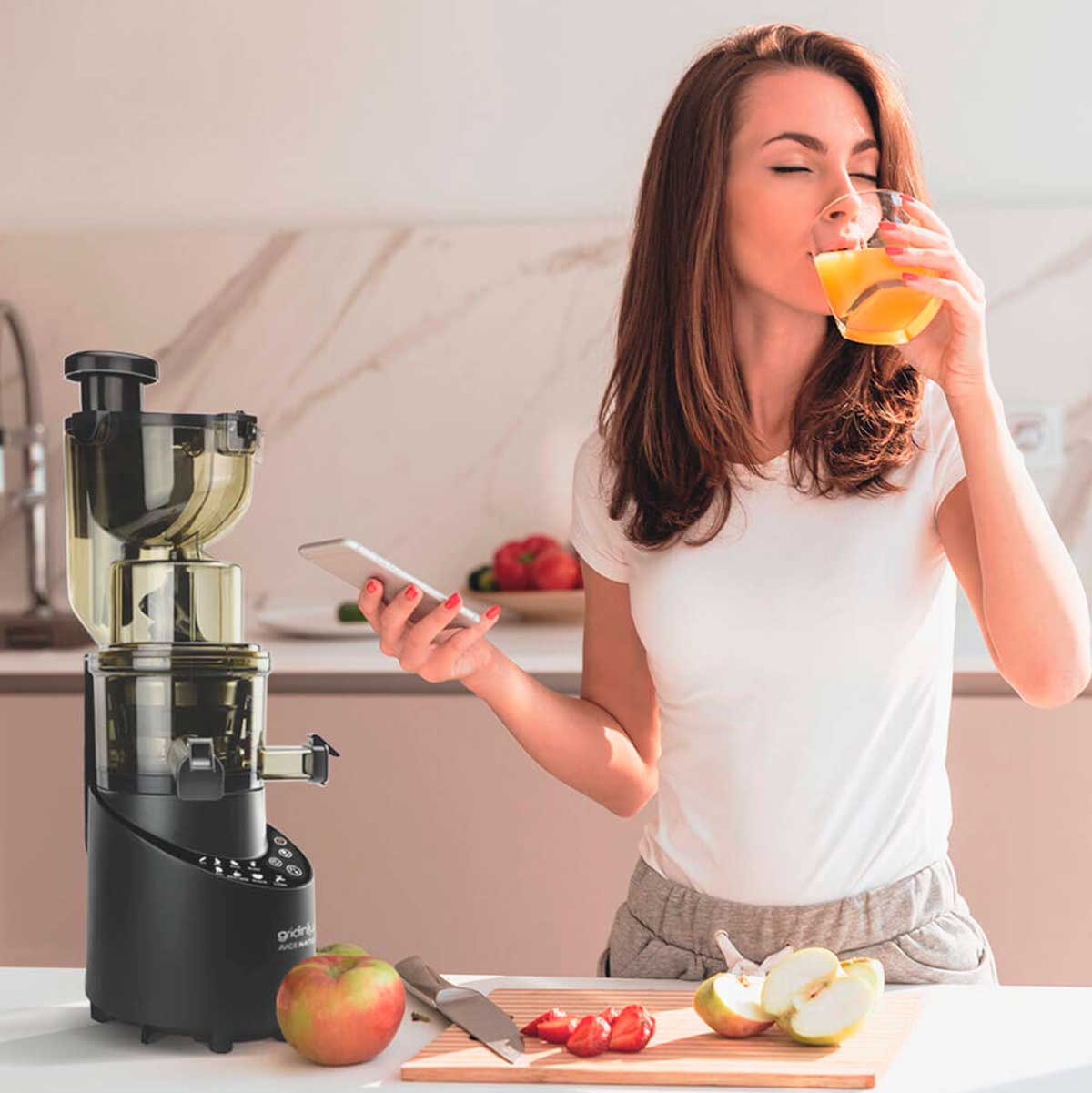 Juice Nature – Prensadora de Frutas y Verduras Gridinlux