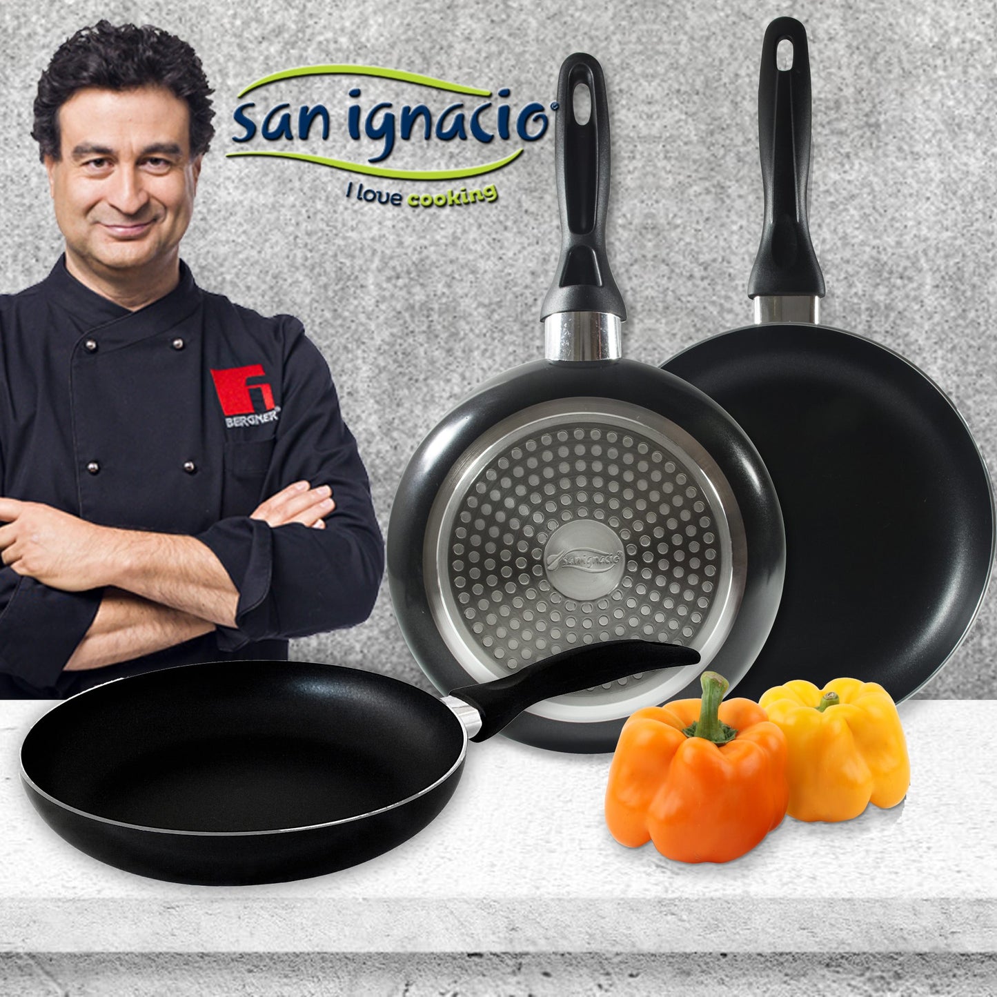 Set San Ignacio con Sartenes y Batería de Cocina de 5 Piezas