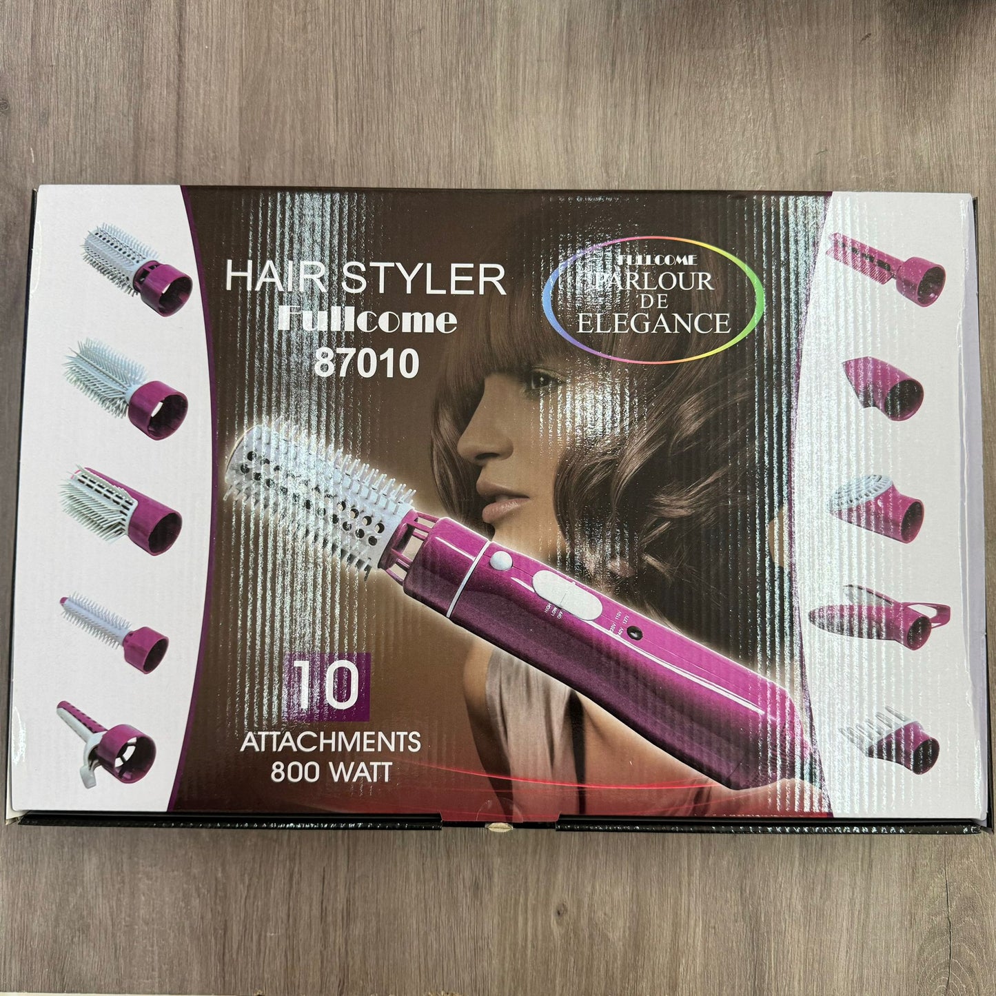 Estilizador de Cabello Multifuncional Rosa | Rizos, Alisado y Volumen en un Solo Dispositivo