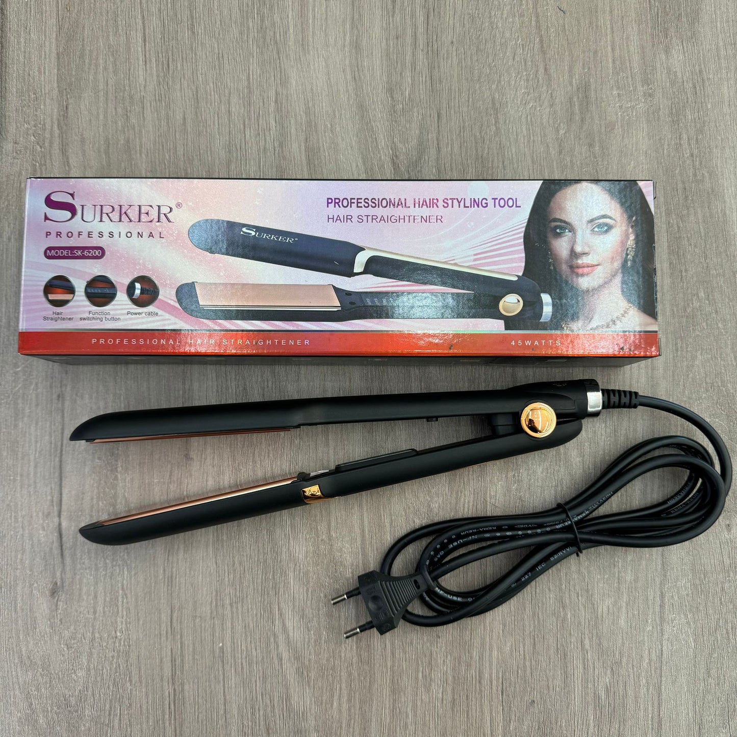 Plancha Eléctrica para Cabello Surker | Suavidad y Brillo Duraderos