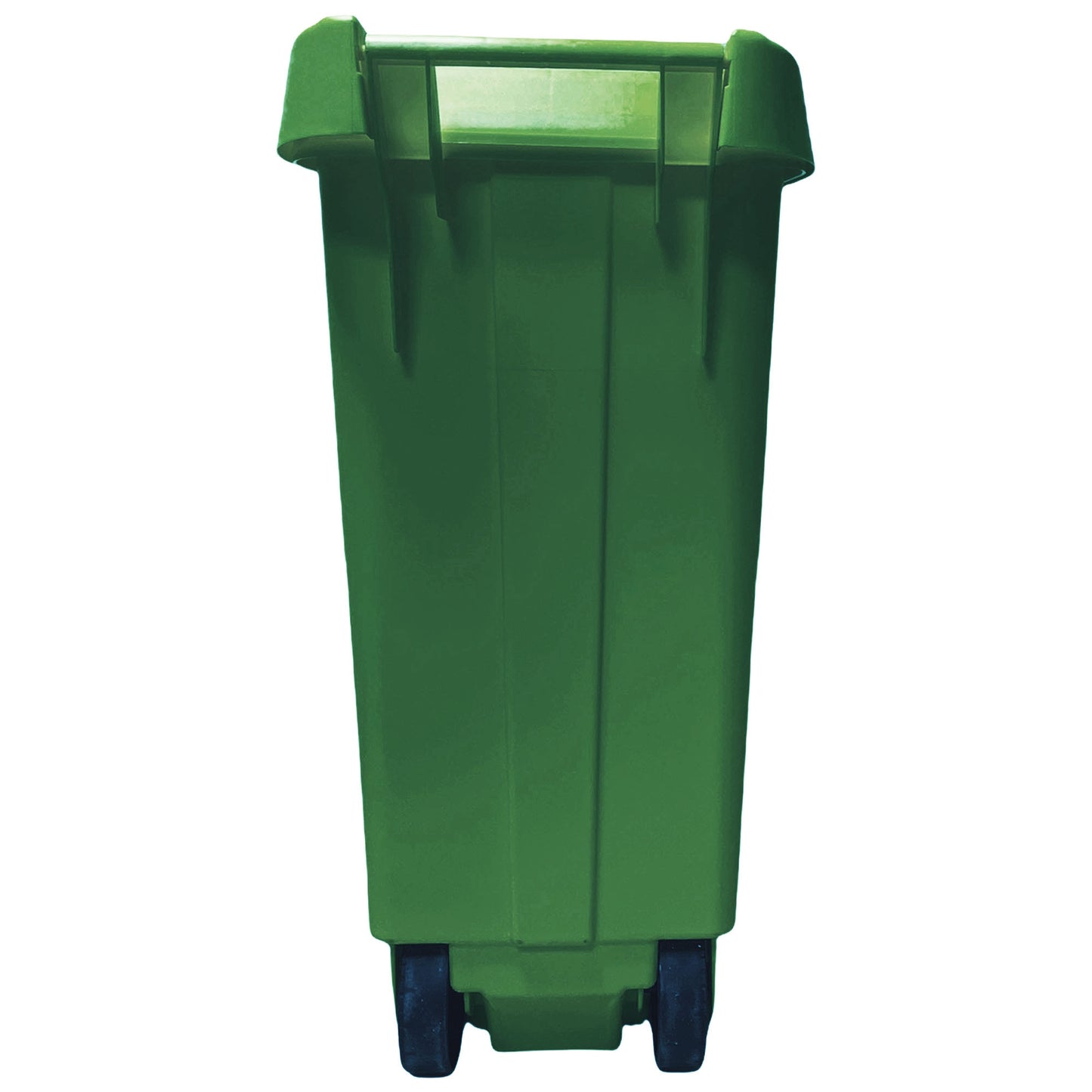 Contenedor - Cubo de Basura WellHome Reciclo 110L con Tapa y Ruedas, Ideal para Reciclaje de Papel y Cartón