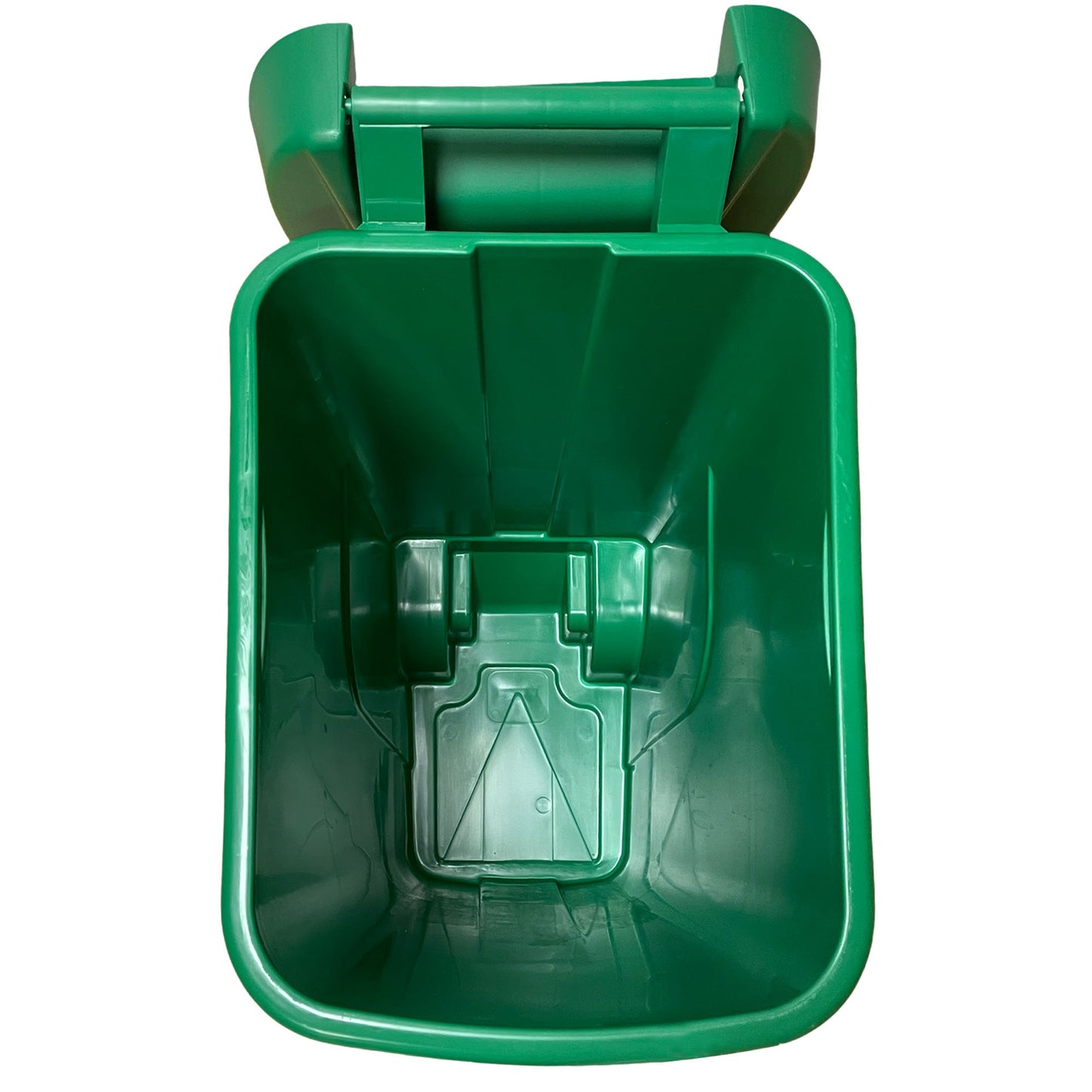 Contenedor - Cubo de Basura WellHome Reciclo 110L con Tapa y Ruedas, Ideal para Reciclaje de Papel y Cartón