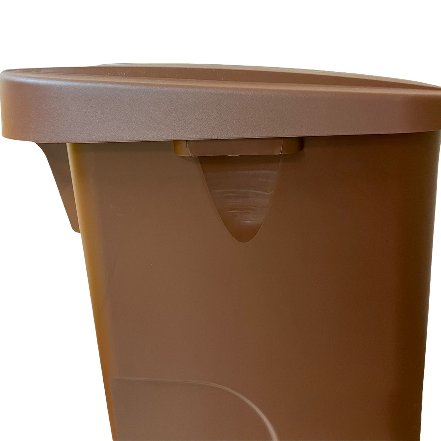 Contenedor - Cubo de Basura WellHome Reciclo 110L con Tapa y Ruedas, Ideal para Reciclaje de Papel y Cartón