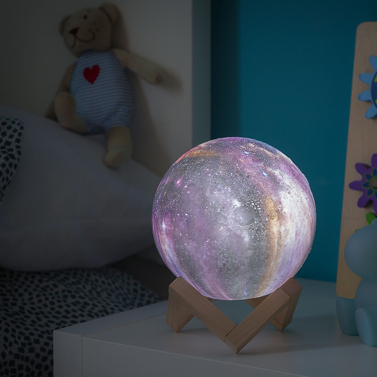 Lámpara LED Recargable Galaxia Galighty - Iluminación Cósmica y Decorativa